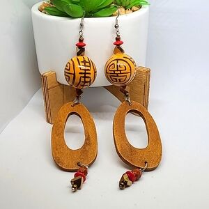 Unbranded Long (5.5") Boho Style Dangle Earrings Ladies Vintage Statement Party